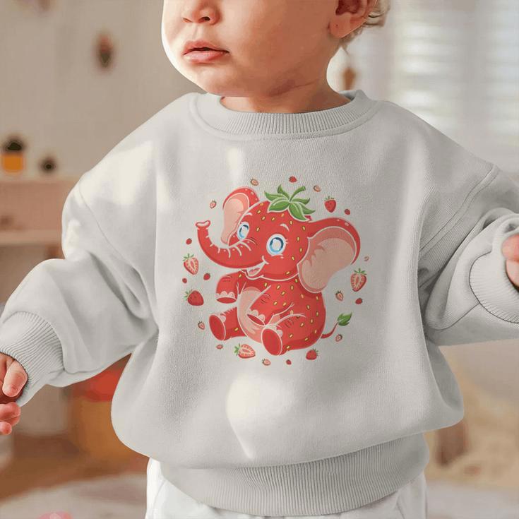 Strawberry Elephant Italian Brainrot Meme Back To School Premium Tri-Blend Graphic Toddler Sweatshirt Strawberry Elephant Italian Brainrot Meme Back To School Premium Tri-Blend Graphic Toddler Sweatshirt