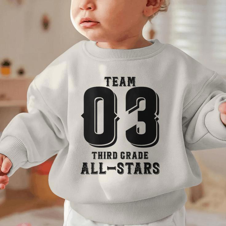 Team 3rd Grade All-Stars Back To School Tee For Stude Graphic Toddler Sweatshirt Team 3rd Grade All-Stars Back To School Tee For Stude Graphic Toddler Sweatshirt