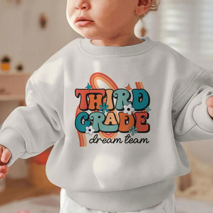 Third Grade Dream Team 1st Day Of 3rd Grade Back To School Graphic Toddler Sweatshirt