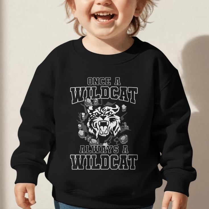 Always A Wildcat Back To School Spirit Graphic Toddler Sweatshirt Always A Wildcat Back To School Spirit Graphic Toddler Sweatshirt