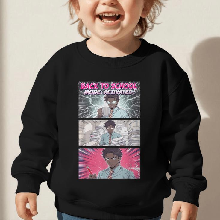Back To School Anime Boys Student Girl Manga Kawaii Taecher Graphic Toddler Sweatshirt Back To School Anime Boys Student Girl Manga Kawaii Taecher Graphic Toddler Sweatshirt