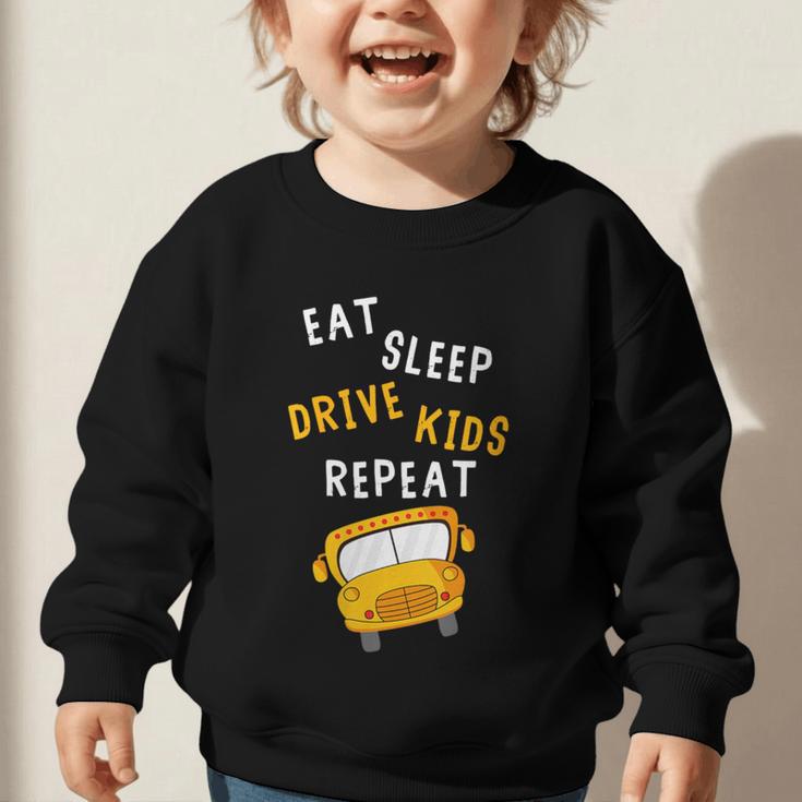 Back To School Bus Driver Appreciation Thank You Quote Graphic Toddler Sweatshirt