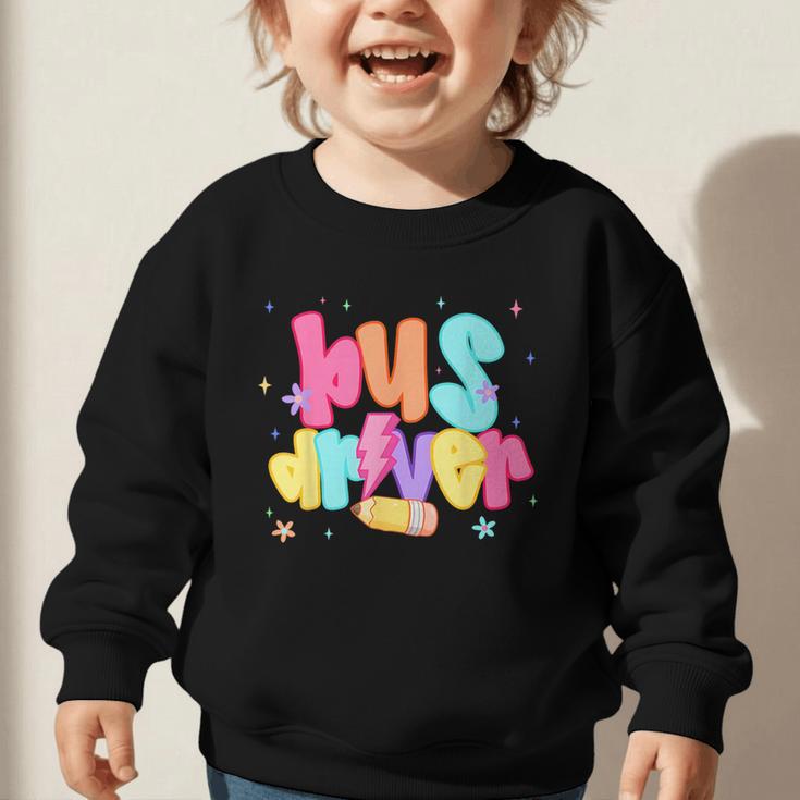 Back To School Bus Driver First Day Men Women Lighting Graphic Toddler Sweatshirt Back To School Bus Driver First Day Men Women Lighting Graphic Toddler Sweatshirt