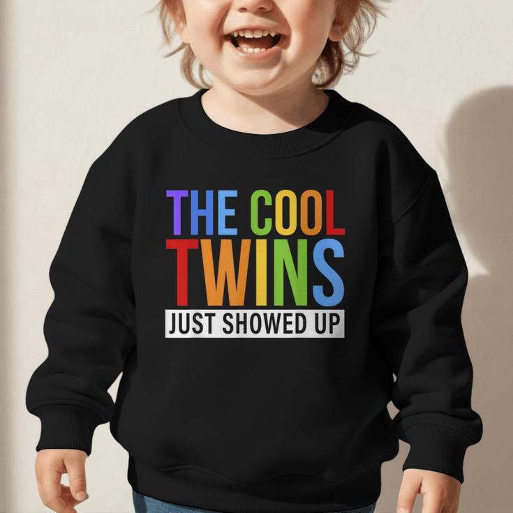 Back To School Cool Twins Just Showed Up Kid Boy Teen Twin Graphic Toddler Sweatshirt Back To School Cool Twins Just Showed Up Kid Boy Teen Twin Graphic Toddler Sweatshirt