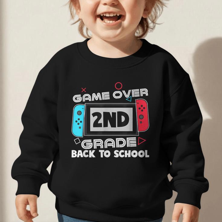 Back To School Game Over 2nd Grade Gamer Kids Boys Graphic Toddler Sweatshirt Back To School Game Over 2nd Grade Gamer Kids Boys Graphic Toddler Sweatshirt