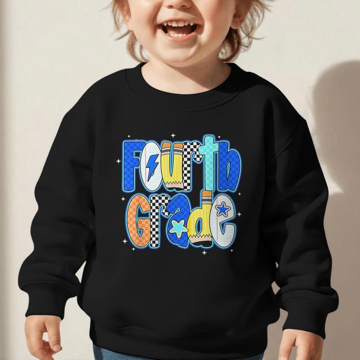 Back To School Hello Fourth Grade Team 4th Grade Boy Girl Graphic Toddler Sweatshirt Back To School Hello Fourth Grade Team 4th Grade Boy Girl Graphic Toddler Sweatshirt