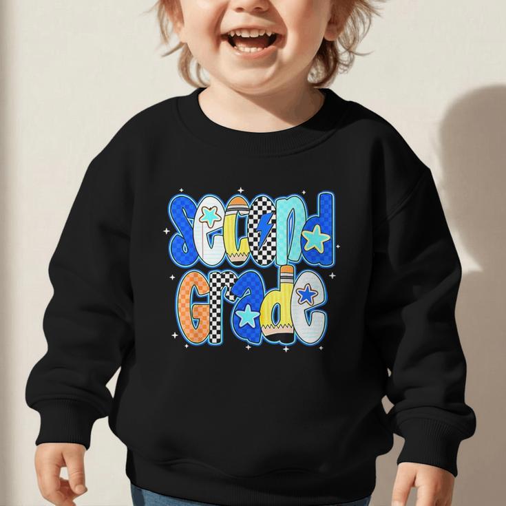 Back To School Hello Second Grade Team 2nd Grade Boy Girl Graphic Toddler Sweatshirt Back To School Hello Second Grade Team 2nd Grade Boy Girl Graphic Toddler Sweatshirt