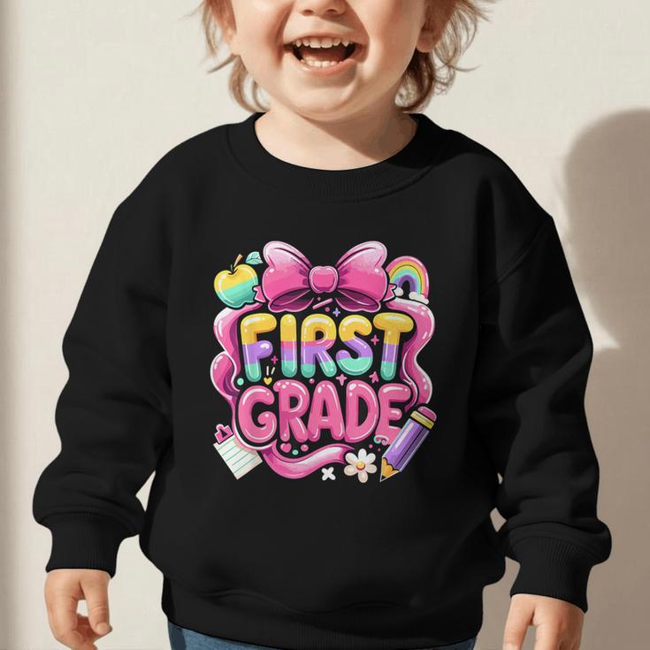Back To School Team 1st Grade First Grade Graphic Toddler Sweatshirt Back To School Team 1st Grade First Grade Graphic Toddler Sweatshirt