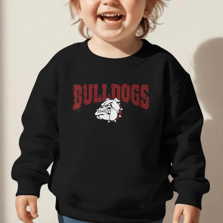 Bulldogs Back To School Spirit M Graphic Toddler Sweatshirt Bulldogs Back To School Spirit M Graphic Toddler Sweatshirt