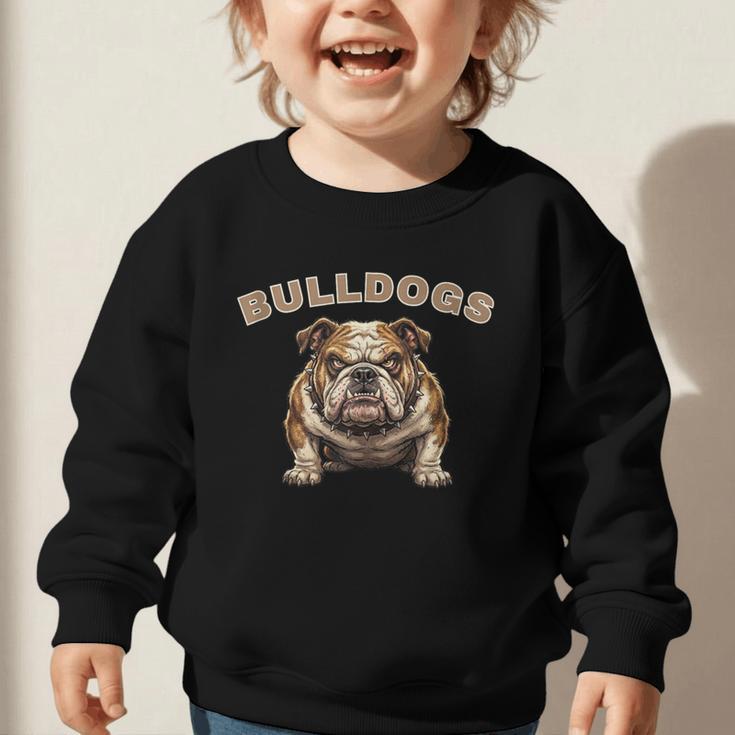 Bulldogs Back To School Spirit Graphic Toddler Sweatshirt Bulldogs Back To School Spirit Graphic Toddler Sweatshirt
