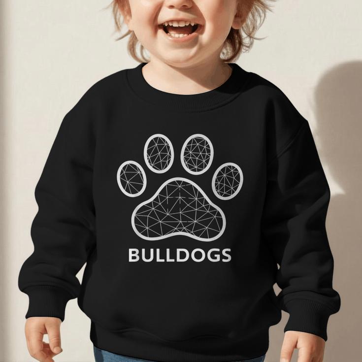 Bulldogs Tshirt Mascot Back To School Outfit Team Spirit Graphic Toddler Sweatshirt Bulldogs Tshirt Mascot Back To School Outfit Team Spirit Graphic Toddler Sweatshirt
