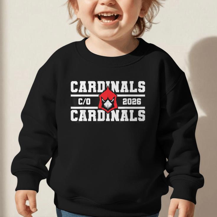 Cardinals Class Of 2026 Back To School Spirit RB Graphic Toddler Sweatshirt