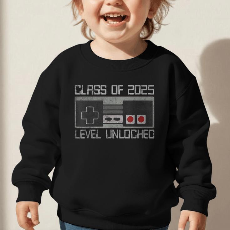 Class Of 2025 Level Unlocked Back To School Gamer Tee Graphic Toddler Sweatshirt Class Of 2025 Level Unlocked Back To School Gamer Tee Graphic Toddler Sweatshirt