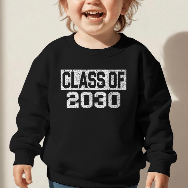 Class Of 2030 Back To School Graduation Senior Graphic Toddler Sweatshirt Class Of 2030 Back To School Graduation Senior Graphic Toddler Sweatshirt