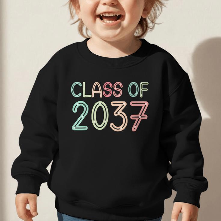 Class Of 2037 Grow With Me Kindergarten Back To School Graphic Toddler Sweatshirt Class Of 2037 Grow With Me Kindergarten Back To School Graphic Toddler Sweatshirt