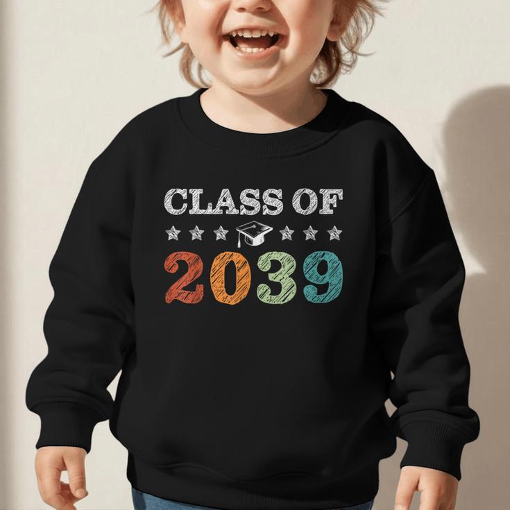 Class Of 2039 Grow With Me First Day School Back To School Graphic Toddler Sweatshirt