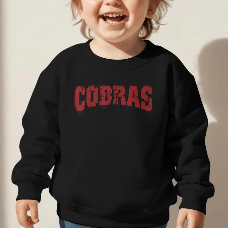 Cobras Back To School Spirit M Graphic Toddler Sweatshirt