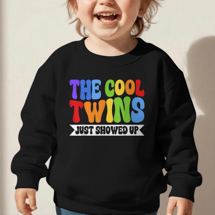 Cool Twins Just Showed Up Kid Boy Teen Twin Back To School Graphic Toddler Sweatshirt Cool Twins Just Showed Up Kid Boy Teen Twin Back To School Graphic Toddler Sweatshirt