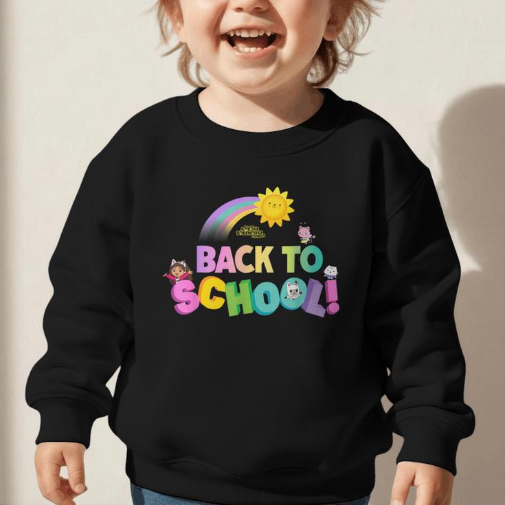 DreamWorks Gabby's Dollhouse Back To School Sunshine Graphic Toddler Sweatshirt DreamWorks Gabby's Dollhouse Back To School Sunshine Graphic Toddler Sweatshirt