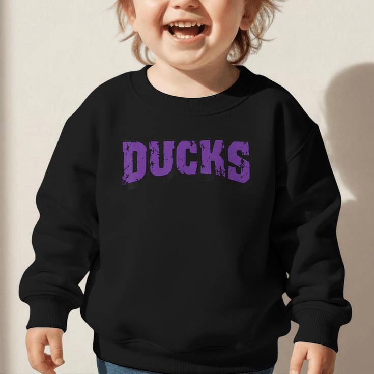 Ducks Back To School Spirit P Graphic Toddler Sweatshirt Ducks Back To School Spirit P Graphic Toddler Sweatshirt