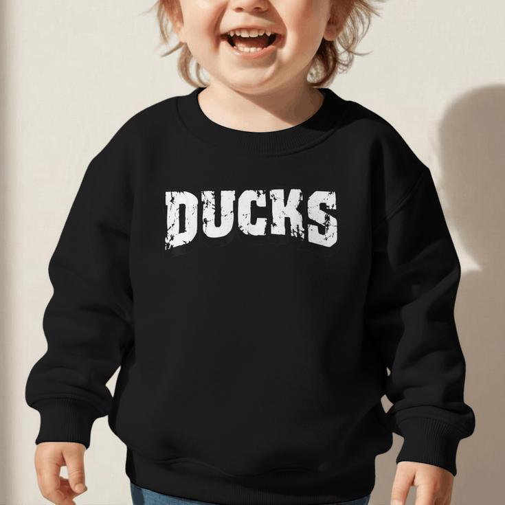 Ducks Back To School Spirit Graphic Toddler Sweatshirt Ducks Back To School Spirit Graphic Toddler Sweatshirt