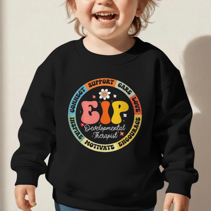 EIP Developmental Therapist Appreciation Week Back To School Graphic Toddler Sweatshirt
