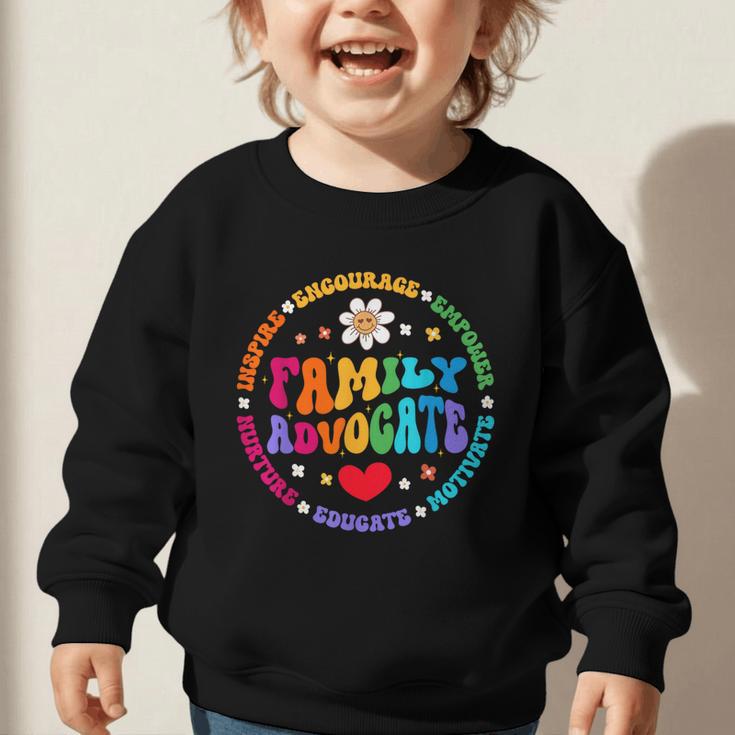 Family Advocate Appreciation Week Back To School PTO Graphic Toddler Sweatshirt Family Advocate Appreciation Week Back To School PTO Graphic Toddler Sweatshirt