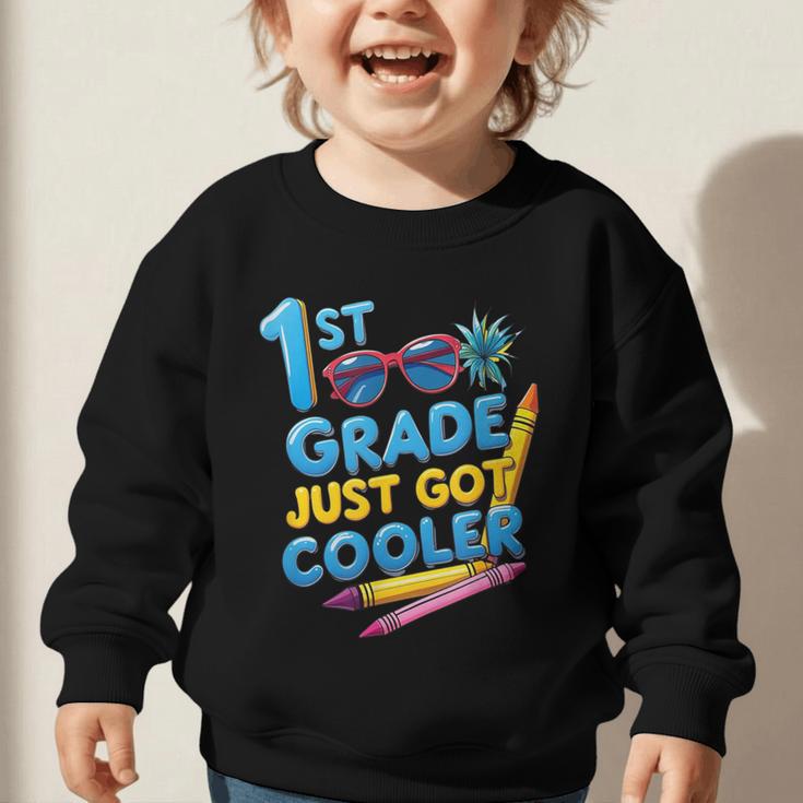 First Day Of First Grade Shirt Boys Girls Back To School Graphic Toddler Sweatshirt First Day Of First Grade Shirt Boys Girls Back To School Graphic Toddler Sweatshirt