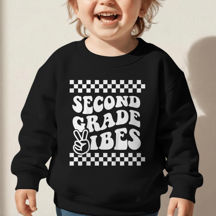 First Day Of Second Grade Vibes Girls Back To School Boys Graphic Toddler Sweatshirt First Day Of Second Grade Vibes Girls Back To School Boys Graphic Toddler Sweatshirt