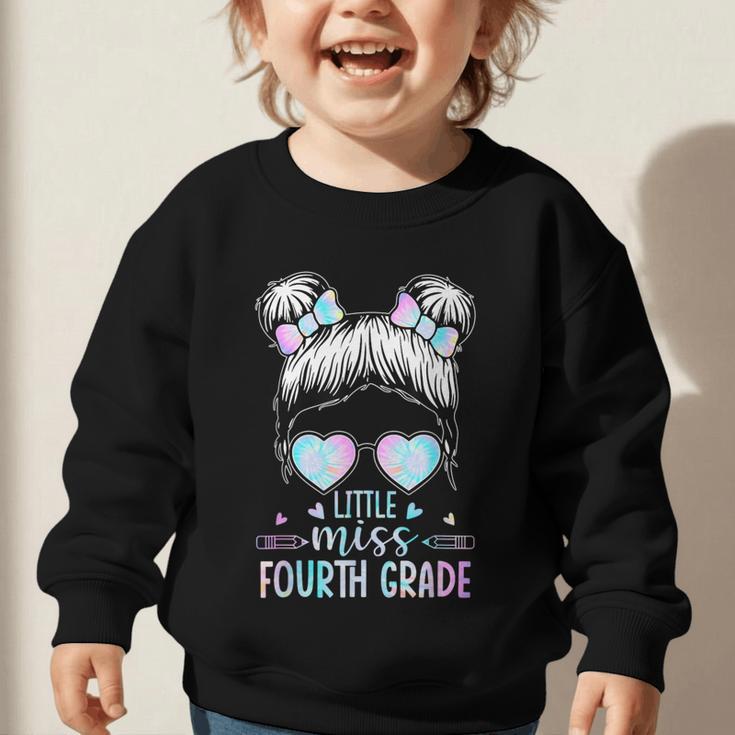 Fourth Grade Little Miss Back To School 4th Grade Little Graphic Toddler Sweatshirt Fourth Grade Little Miss Back To School 4th Grade Little Graphic Toddler Sweatshirt