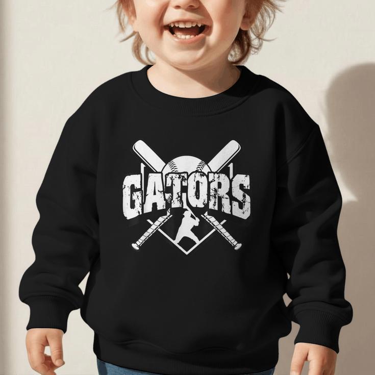 Gators Baseball Back To School Spirit Graphic Toddler Sweatshirt Gators Baseball Back To School Spirit Graphic Toddler Sweatshirt