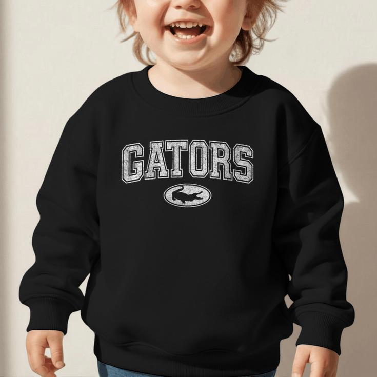 Gators High School Spirit Fan Team Gator Back To School Graphic Toddler Sweatshirt Gators High School Spirit Fan Team Gator Back To School Graphic Toddler Sweatshirt