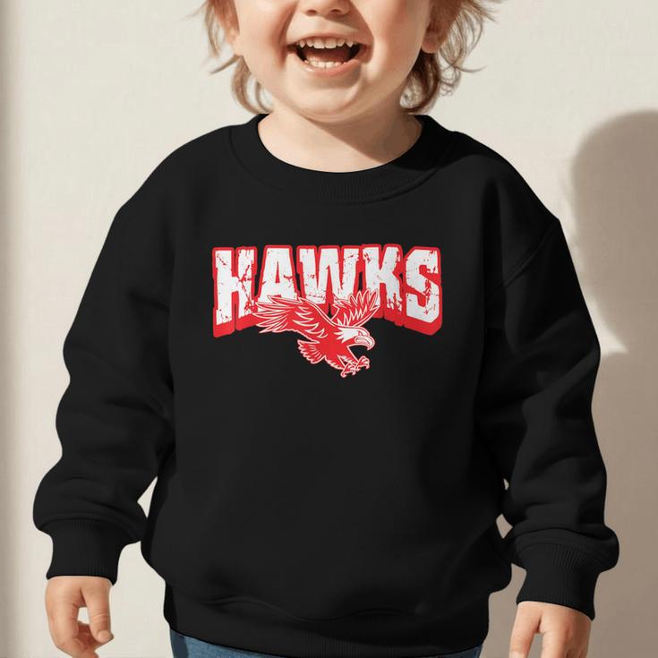 Hawks Back To School Spirit R Graphic Toddler Sweatshirt Hawks Back To School Spirit R Graphic Toddler Sweatshirt