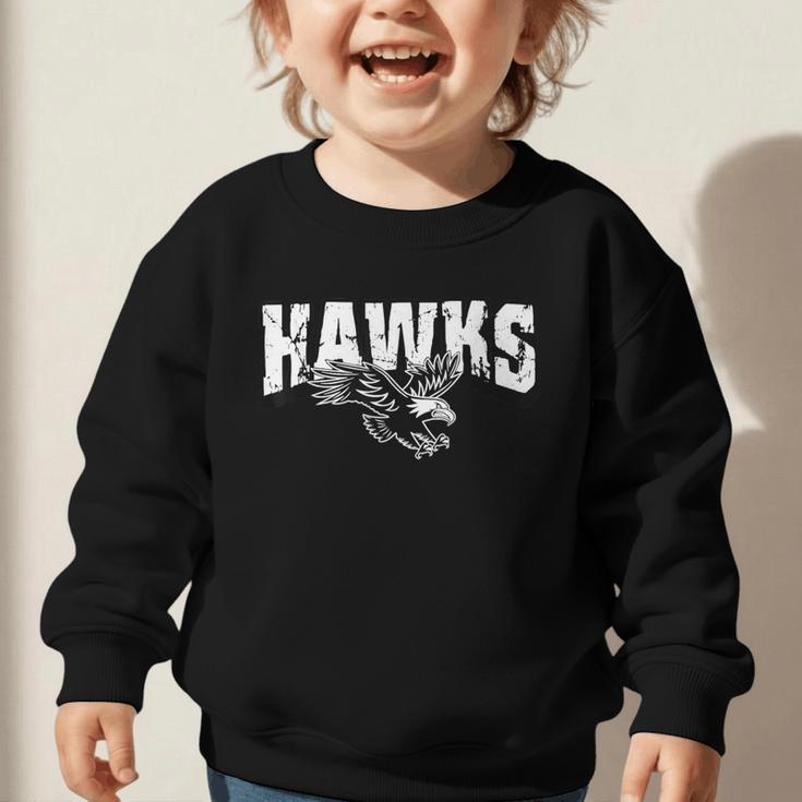 Hawks Back To School Spirit Graphic Toddler Sweatshirt Hawks Back To School Spirit Graphic Toddler Sweatshirt