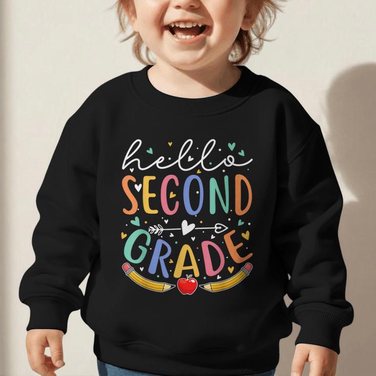 Hello 2nd Grade Tshirt Second Grade Back To School Graphic Toddler Sweatshirt Hello 2nd Grade Tshirt Second Grade Back To School Graphic Toddler Sweatshirt