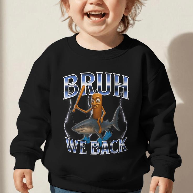 Italian Brainrot Back To School Graphic Toddler Sweatshirt Italian Brainrot Back To School Graphic Toddler Sweatshirt