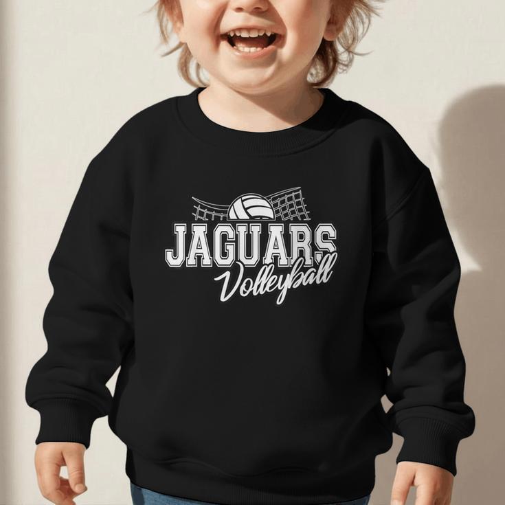 Jaguars Volleyball Back To School Spirit Graphic Toddler Sweatshirt Jaguars Volleyball Back To School Spirit Graphic Toddler Sweatshirt