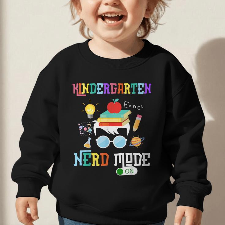 Kindergarten Nerd Mode On Back To School Science Kids Boys Graphic Toddler Sweatshirt