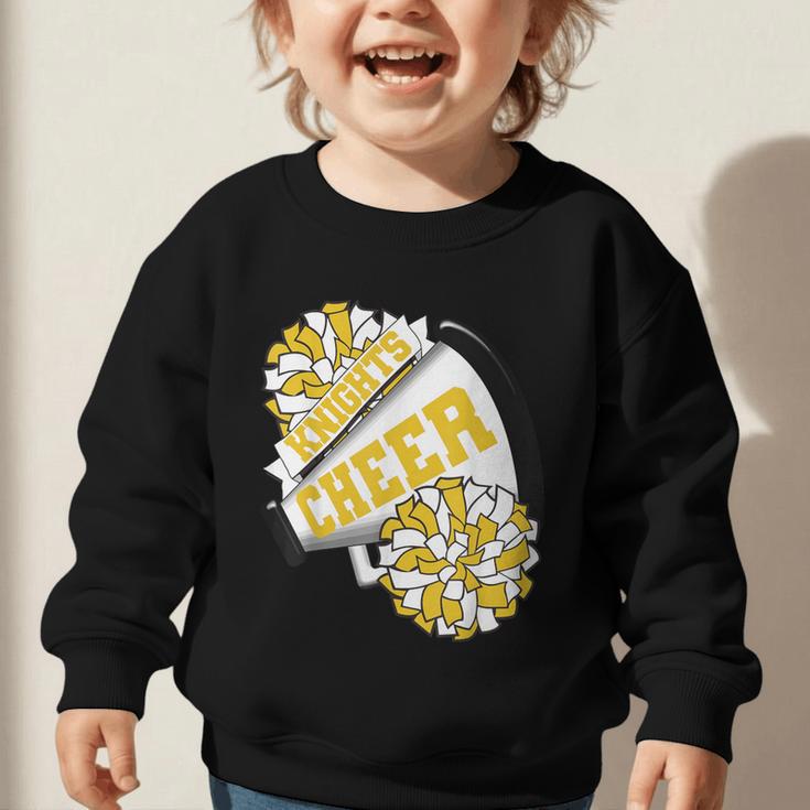 Knights Cheer Back To School Cheerleading Spirit GY Graphic Toddler Sweatshirt