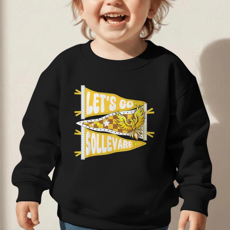 Let's Go Sollevare Uplift Back To School Spirit Graphic Toddler Sweatshirt