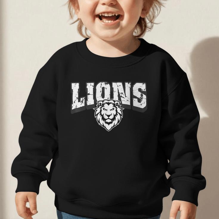Lions Back To School Spirit Graphic Toddler Sweatshirt