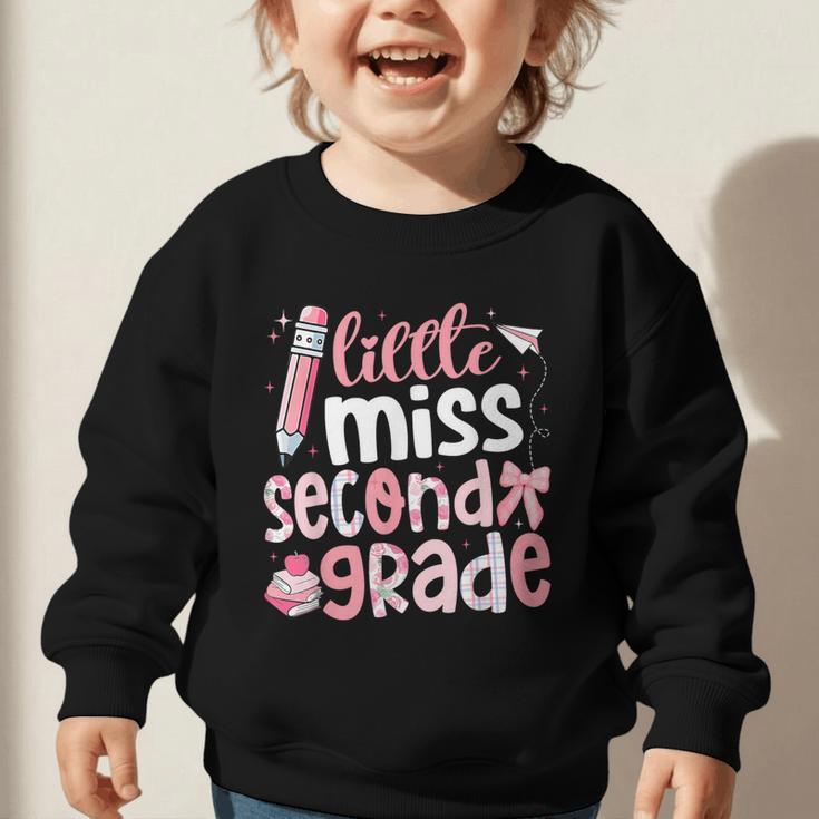 Little Miss Second Grade Back To School 2nd Grader Student Graphic Toddler Sweatshirt Little Miss Second Grade Back To School 2nd Grader Student Graphic Toddler Sweatshirt