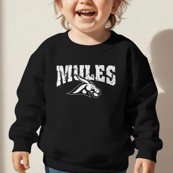 Mules Back To School Spirit Graphic Toddler Sweatshirt Mules Back To School Spirit Graphic Toddler Sweatshirt