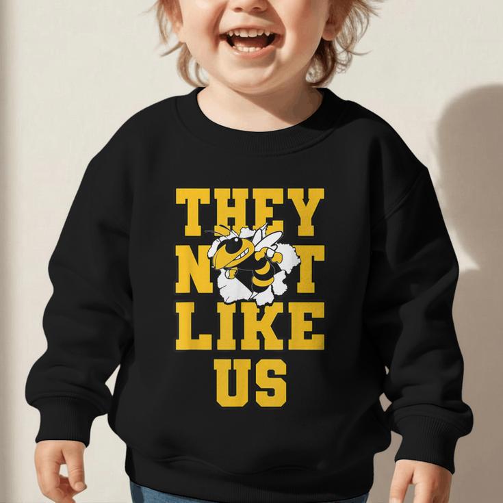 Not Like Hornets Back To School Spirit GY Graphic Toddler Sweatshirt Not Like Hornets Back To School Spirit GY Graphic Toddler Sweatshirt