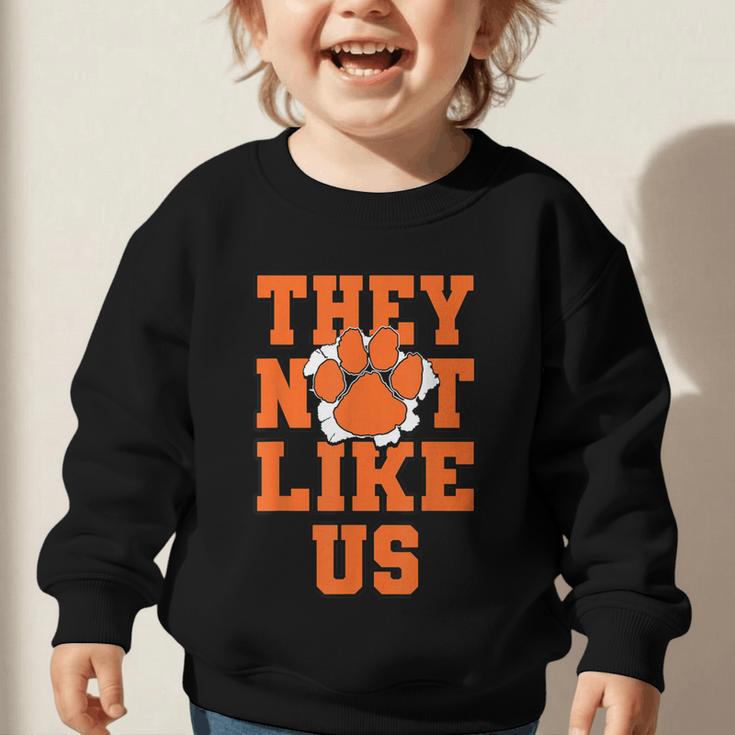 Not Like Tigers Back To School Spirit O Graphic Toddler Sweatshirt