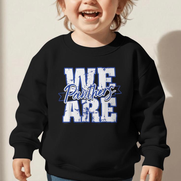 Panthers Back To School Spirit B Graphic Toddler Sweatshirt