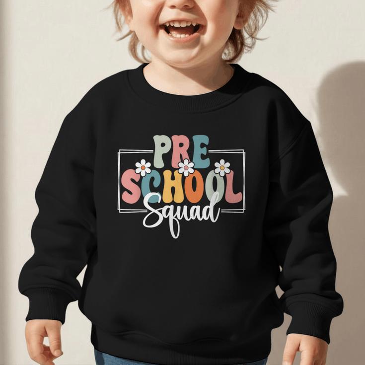 Preschool Squad Back To School Preschool Crew Graphic Toddler Sweatshirt Preschool Squad Back To School Preschool Crew Graphic Toddler Sweatshirt