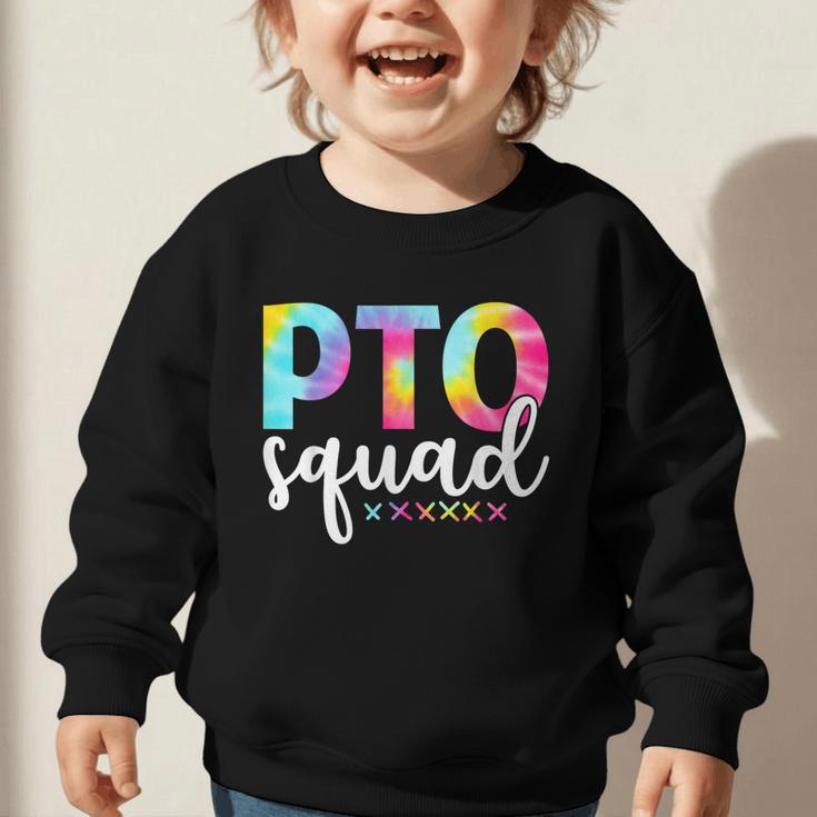 Pto Squad Groovy Back To School Women Appreciation Graphic Toddler Sweatshirt Pto Squad Groovy Back To School Women Appreciation Graphic Toddler Sweatshirt