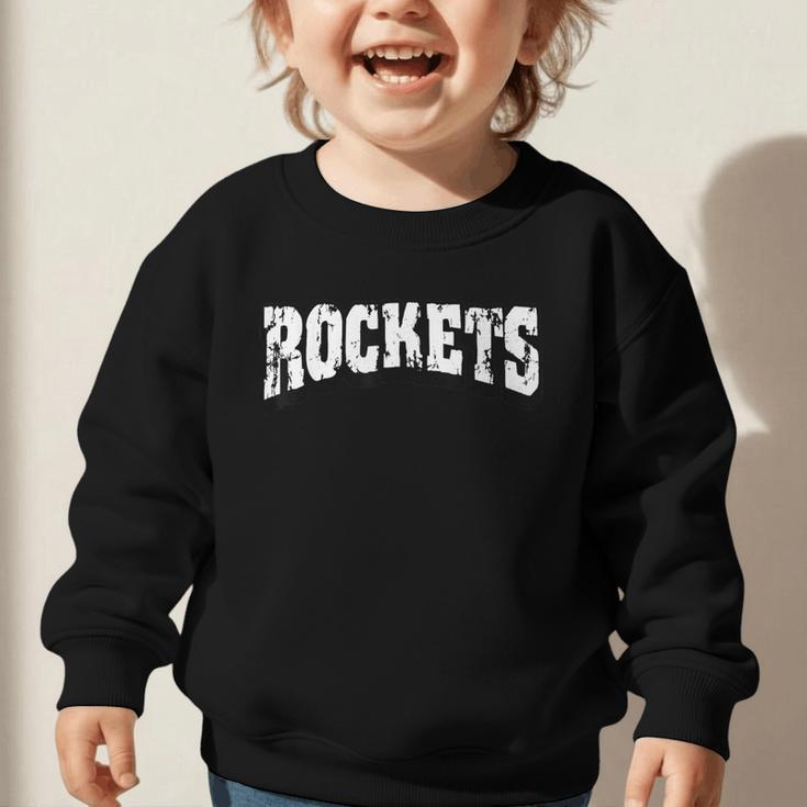 Rockets Back To School Spirit Graphic Toddler Sweatshirt Rockets Back To School Spirit Graphic Toddler Sweatshirt