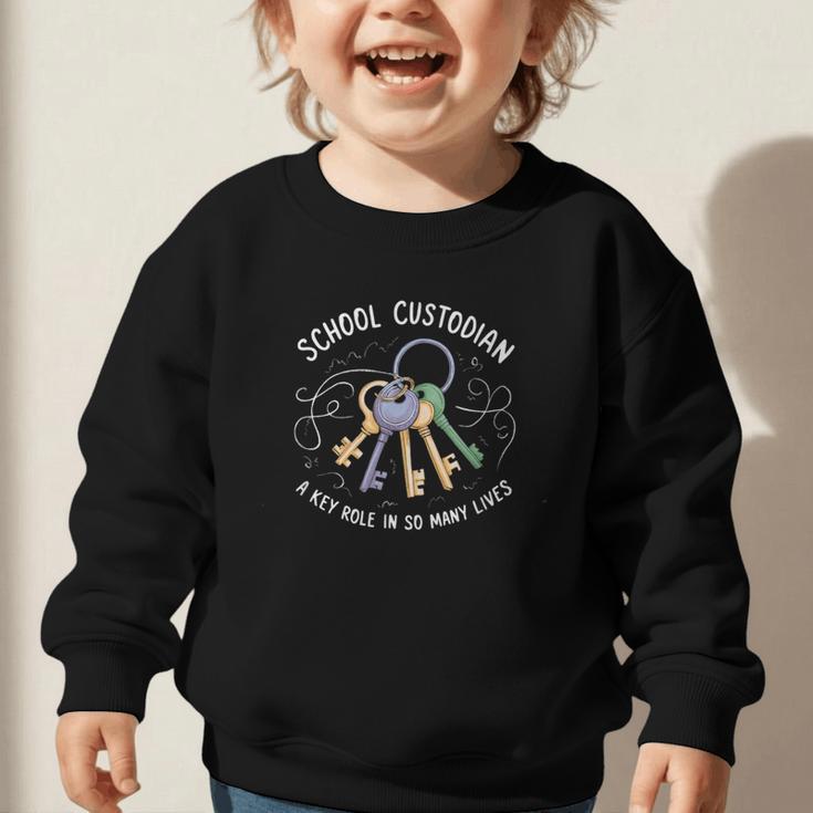 School Custodian Back To School Janitor Appreciation Men Graphic Toddler Sweatshirt School Custodian Back To School Janitor Appreciation Men Graphic Toddler Sweatshirt